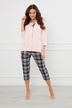 Pyjama 3/4 Lachs
