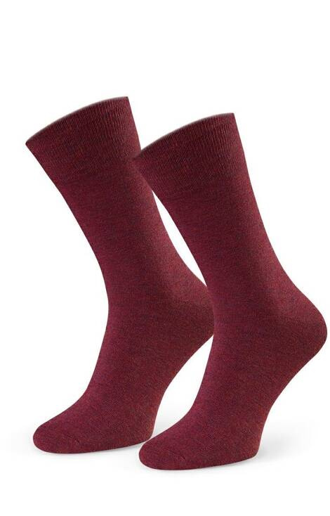 art.083 Kaschmir Herrensocken mit Kaschmir Steven - 003 Burgund