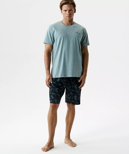 Herren Sommerpyjama Atlantic NMP-399 100% Baumwolle – leicht bequem