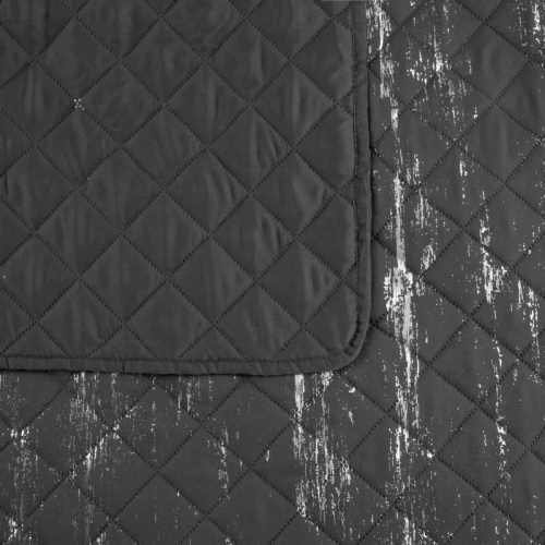 Blink 1 dekorative Tagesdecke Design91 Graphit/Silber