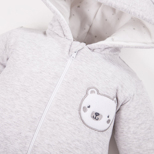 Run & Fun Eevi Trainingsanzug mit Kapuze – Grau