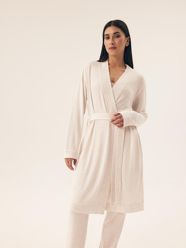 43014 Boar Henderson Damenbademantel – Creme