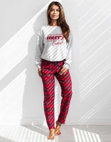 Gween Soft/Flannel Damen Schlafanzug Sensis - grau