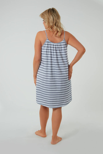 Bari Nachthemd, schmaler Träger Italian Fashion - Druck  