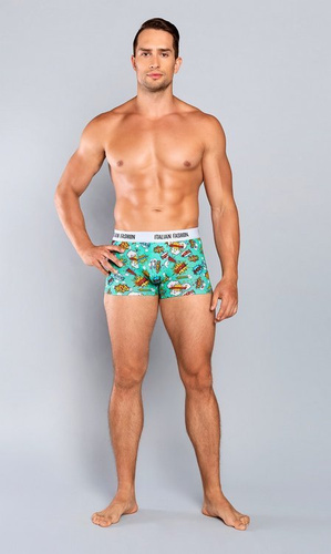 Boom Herren Boxershorts Italian Fashion - navy blau