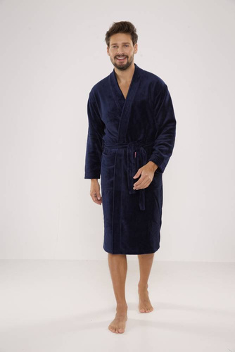 391 Hugo Herren Bademantel De lafense - marineblau