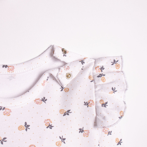 Babybody für Mädchen Nicol 220097 – 100% Baumwolle, Langarm