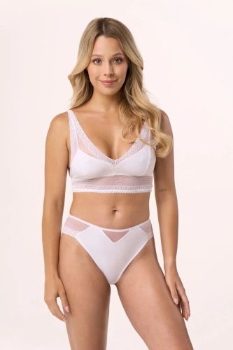 Spitzen-Bralette 210 Babell – ohne Bügel, elastisch | Natürlicher Komfort & feminine Leichtigkeit