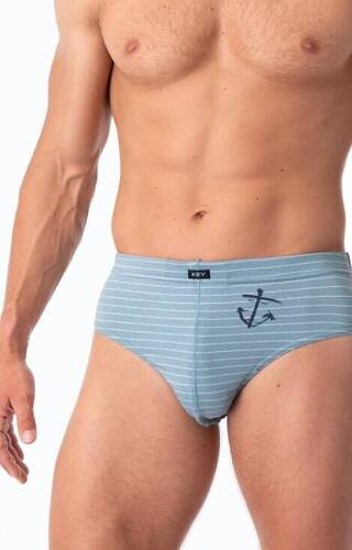 MPP 251 B25 Herren Slips 2er-Pack Key - grau-marineblau