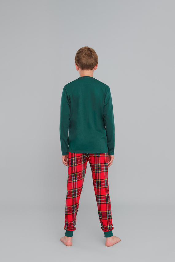 Narvik Schlafanzug für Jungen Italian Fashion- rot/print 