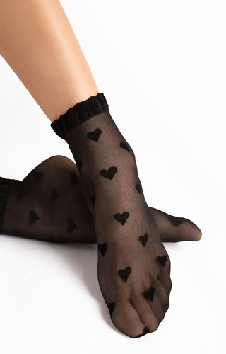 G 1189 Kokoro Socken 20den Fiore schwarz