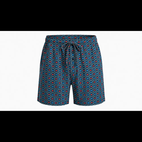 Sesto Senso 2026/01 Herrenkurzpyjama Marine 100% Baumwolle