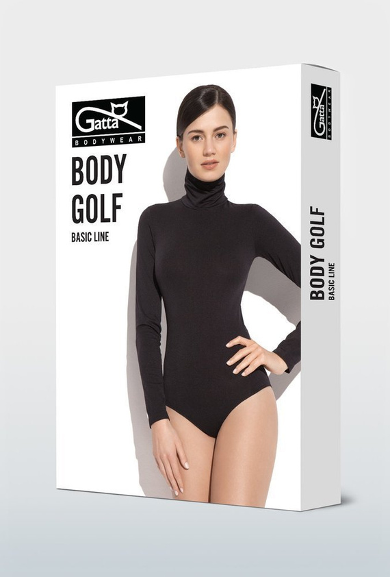 Gatta Body 5577 Damen Rollkragenbody nahtlos langarm Mikrofaser