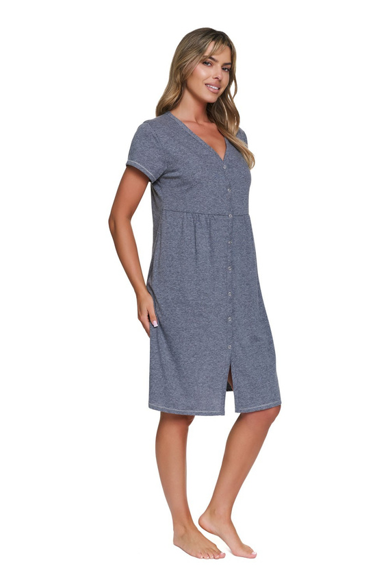 Umstandsbluse Doctor Nap 7547 100% Baumwolle Stillfreundlich Damen Dunkelgrau