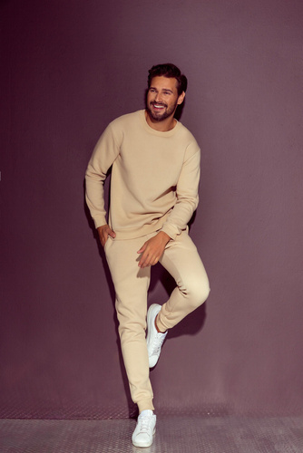 813 Indigo Herren Trainingsanzug von De Lafense - sand