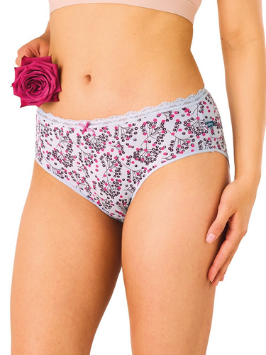 Figi Midi Bikini Key LPC 557 B26 A2 2er-Pack Baumwoll-Slips mit Muster