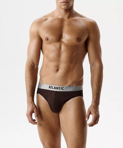 Sportliche Herren Slips Atlantic 2MP-1589 – perfektes Fit, elastischer Bund, 2er-Pack
