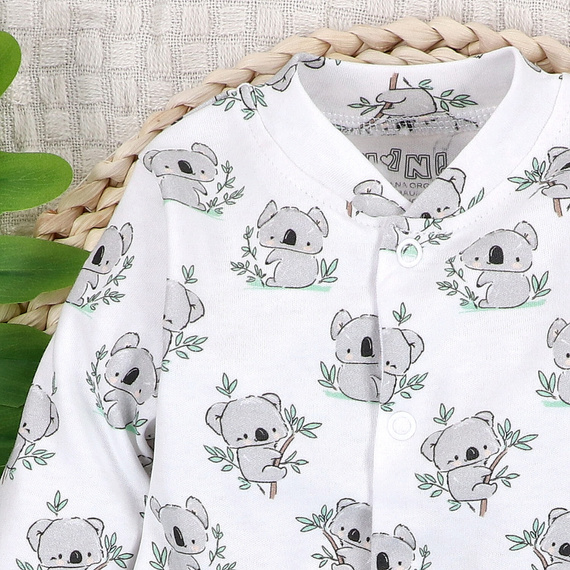 ABN-5206 Nini Sweet Koala Baby-Strampler 100% Bio-Baumwolle