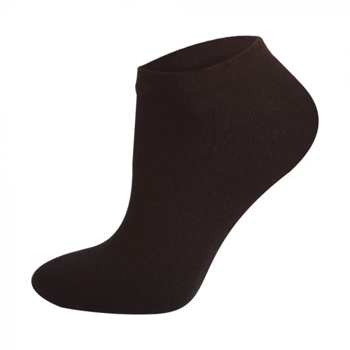 K39 halbe Frottee-Fußsocken Italian Fashion - schwarz