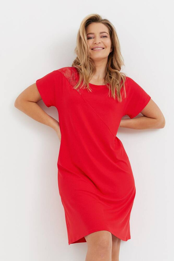 737 Velar Forex Nachthemd - rot