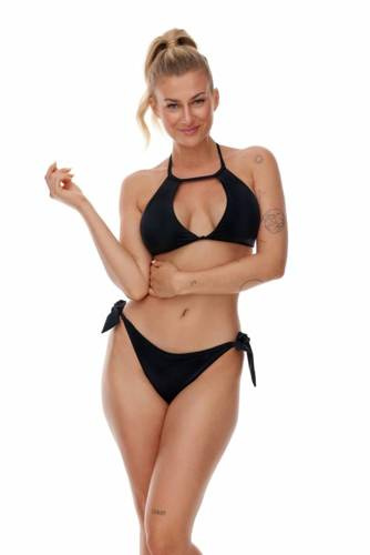 Ceylon Bade-BH Lupoline- schwarz