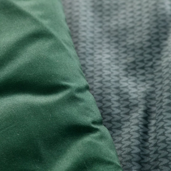 Jaremy Mikrofaser-Weihnachtsbettwäsche Eurocurtains grün – verziert mit einem Aufdruck im skandinavischen Stil