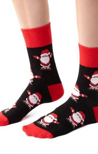 ART.136 Steven Damen-Weihnachtssocken – 110 schwarz