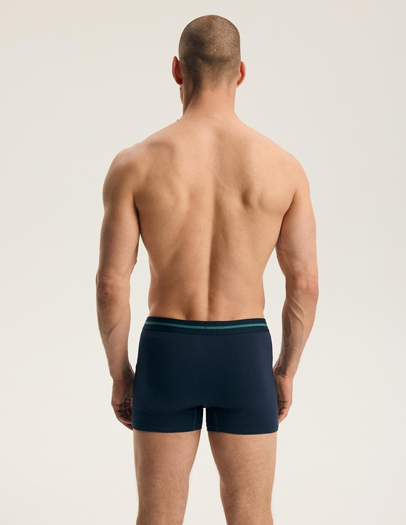 Herrenboxershorts Henderson 45468 Find-Pak aus Baumwolle mit breitem Logo-Bund