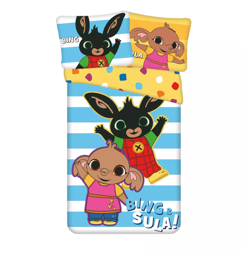 Bettwäsche Bing Hase und Sula 140x200 Jerry Fabrics Baumwolle