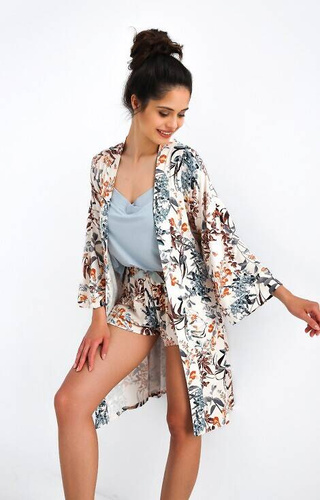 Sensis Dolores Damen Morgenmantel - Creme