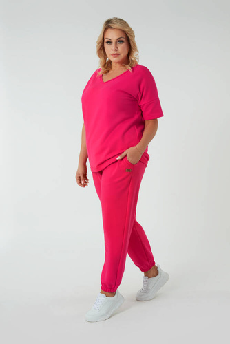 Madri Damenhose Italienische Mode - fuchsia 