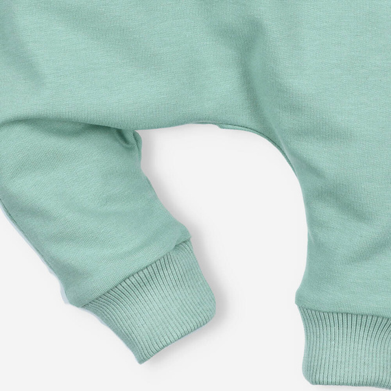 ABN-4517/ZIE Taschen-Jogginghose aus Bio-Baumwolle Nini grün