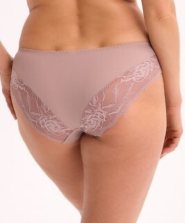 GFP 931 Veronika Damenhöschen Gaia Mokka – Spitze und Mikrofaser