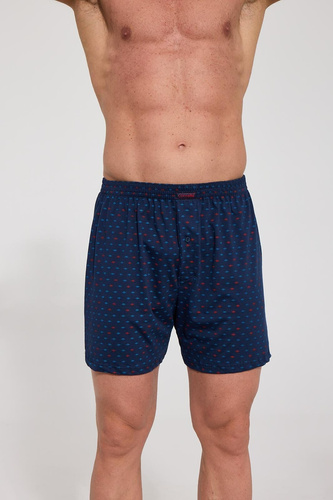 Herrenboxershorts Cornette Comfort 002/355, 008/355 in Marineblau – locker, aus Baumwolle