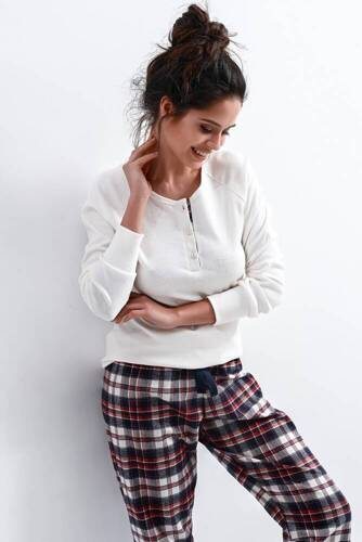 Mollie Damen Schlafanzug Sensis Interlock - creme