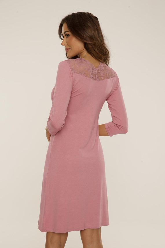 810 Lilian Nachthemd De Lafense - schmutzig rosa