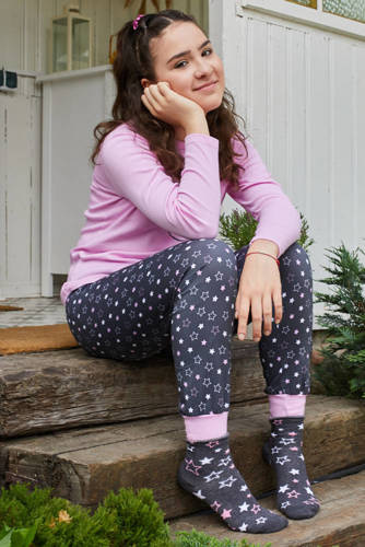 Antilia Pyjamas für Mädchen Italienische Mode - rosa/print