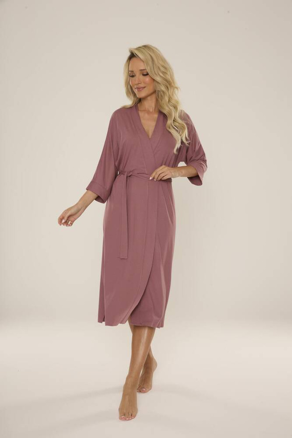 942 Visa Langer Bademantel De Lafense - berry