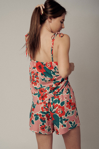 PRE-0067/00S Ina Leaves Pretilo Damenpyjama