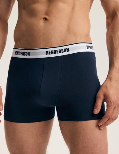 Henderson 45476 Free Herren Boxershorts 2er-Pack Baumwolle mit breitem Logo-Bund