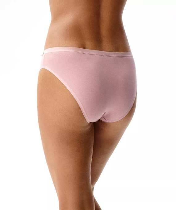 Atlantic 3CLP-002/Z26 Sport Damen Baumwoll-Slips 3er-Pack Klassisch rosa-dunkelblau-braun