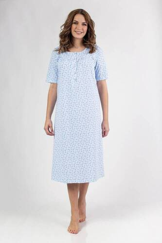 013 Regina Nachthemd – blau
