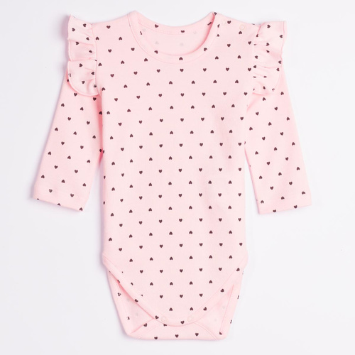Body für Babys Nicol Tosia 225097 100% Baumwolle rosa mit Rüschen