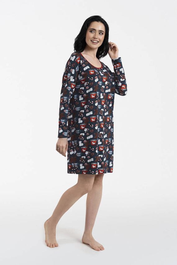 Makala Nachthemd Italian Fashion - Druck