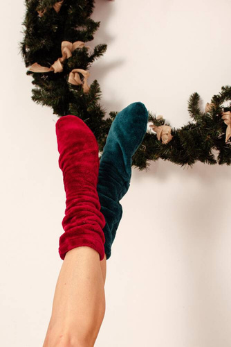 553/554 Wellsoft Smooth Schlafsocken De Lafense - grün