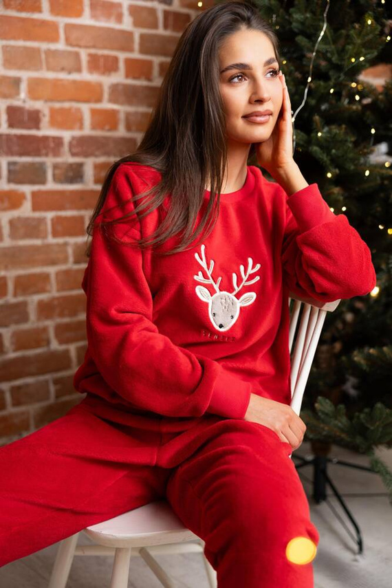 Sensis Harriet Damen Schlafanzug - rot