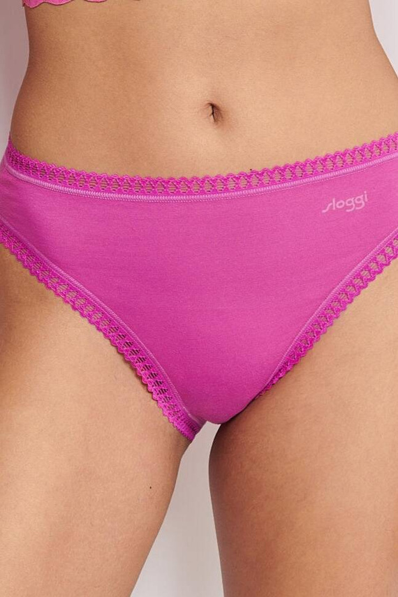 GO Crush High Leg C3P Damenhöschen 3er-Pack Sloggi - rot rosa