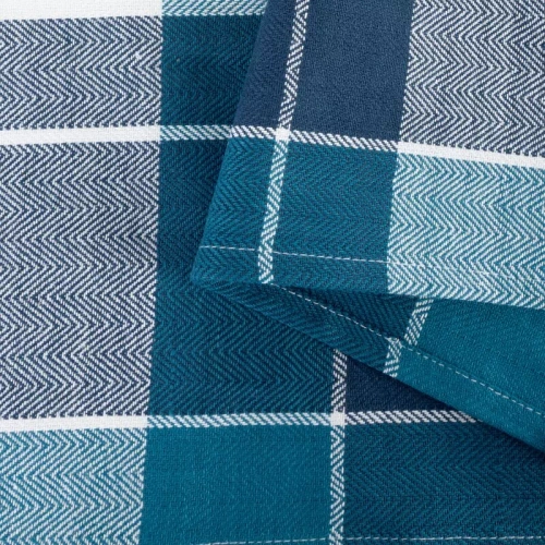 Komplett 4-teiliges Küchentuch-Set Mona 50x70 Baumwolle Eurofirany blau