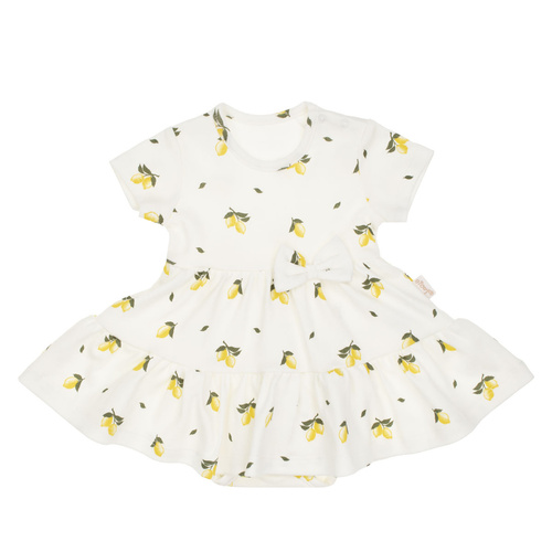 212159 Tola Dress-Body mit kurzen Ärmeln Nicol – Creme