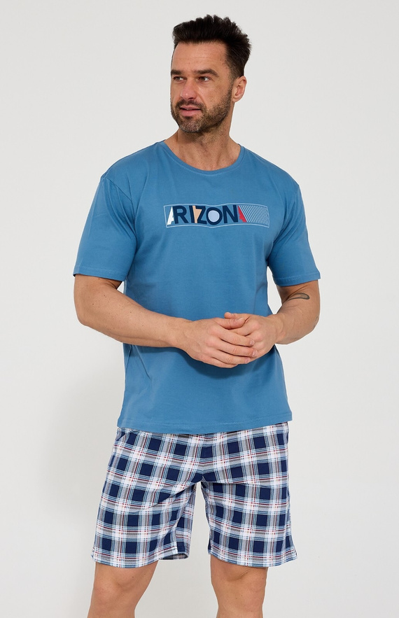 Herrenpyjama Cornette Arizona 326/204 aus 100 % Baumwolle – T-Shirt & Shorts